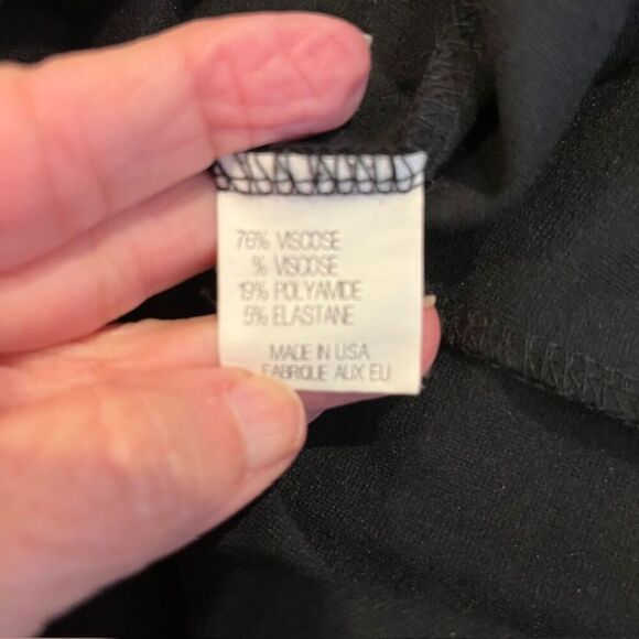 Theory Sleeveless Dress Black Fitted Seamed Bodice Pintuck Skirt Side Zip Size 4 - Picture 7 of 12